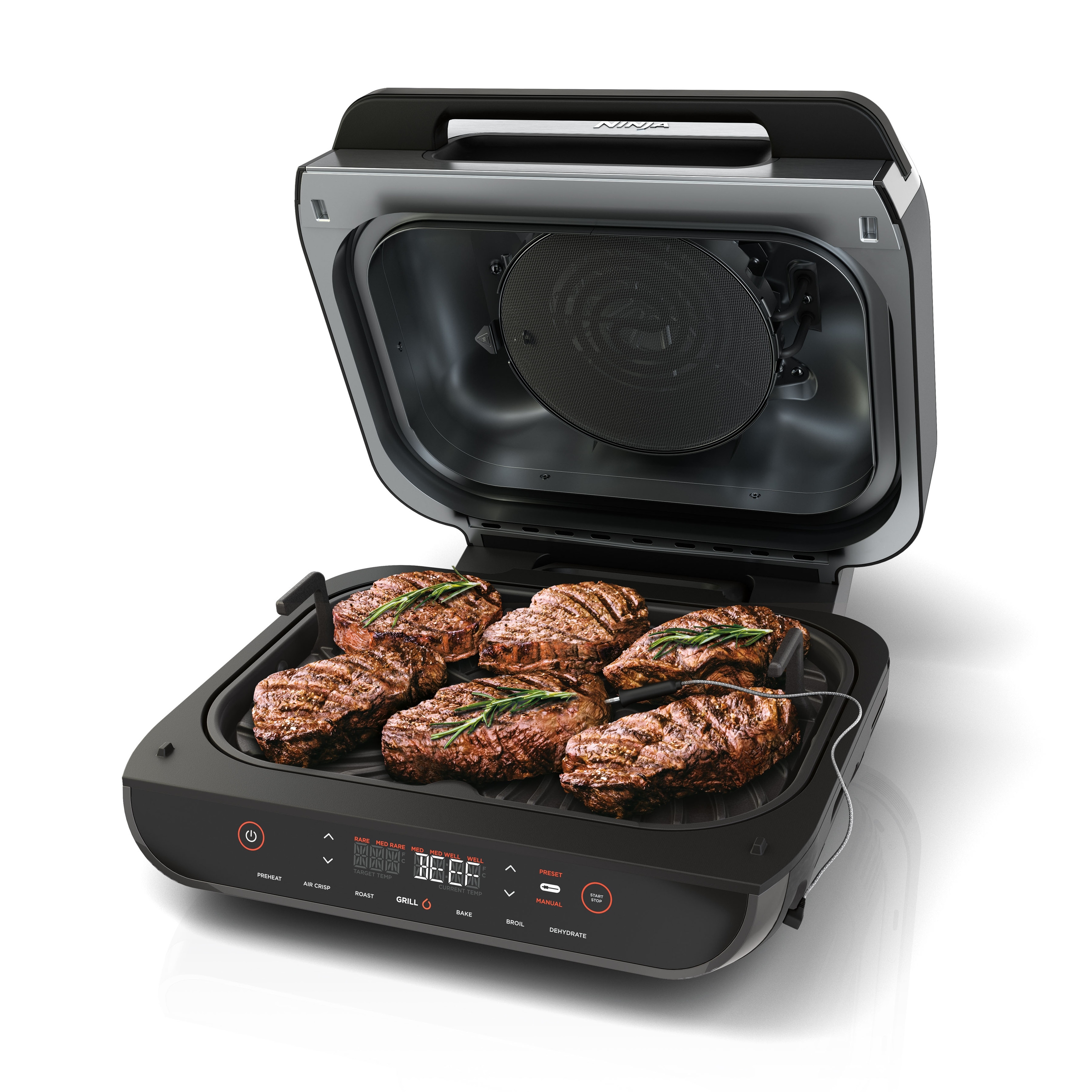 Ninja FG551 Foodi Smart XL 6-in-1 Indoor Grill with Smart Cook System