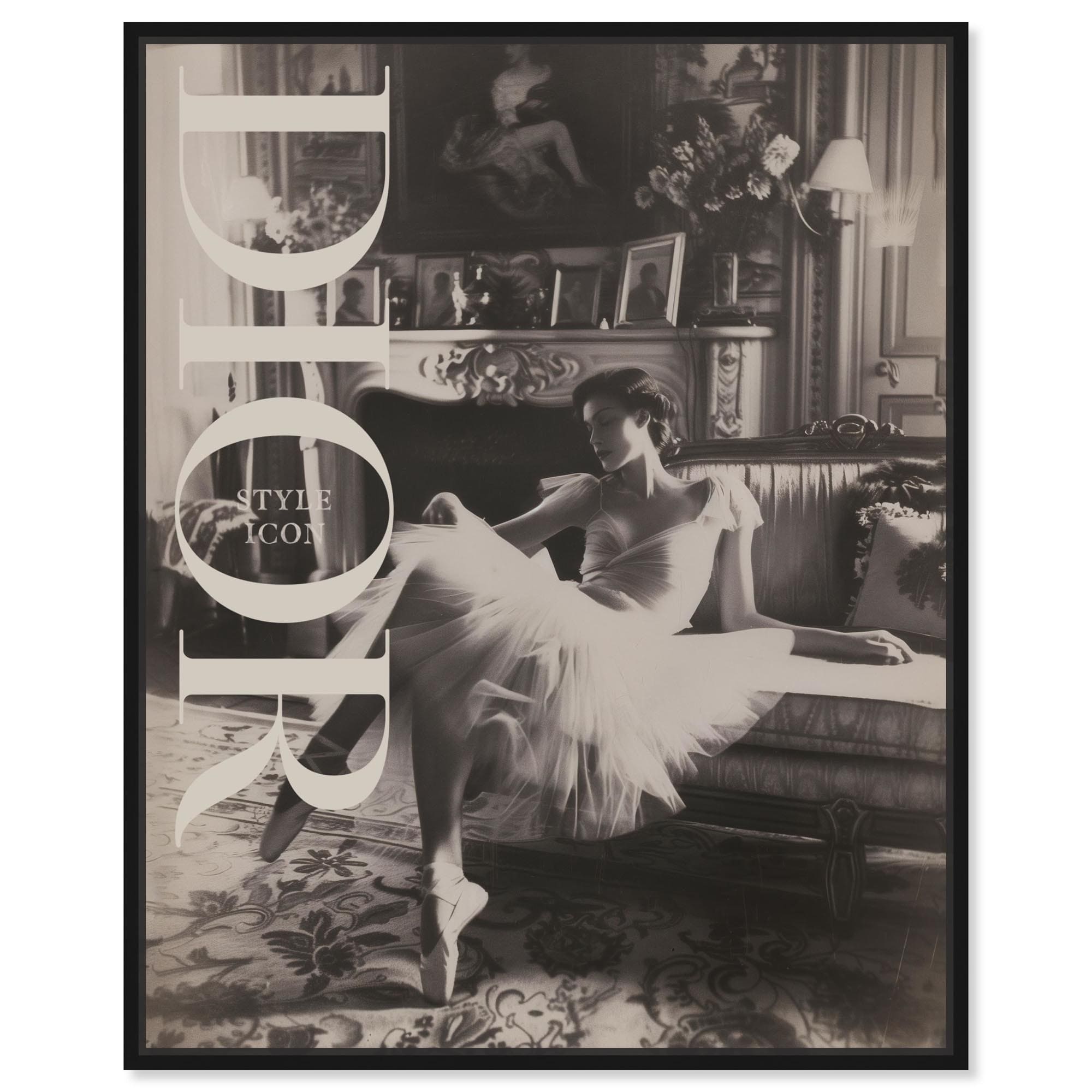 Style Ballerina Cover Canvas by Art Remedy