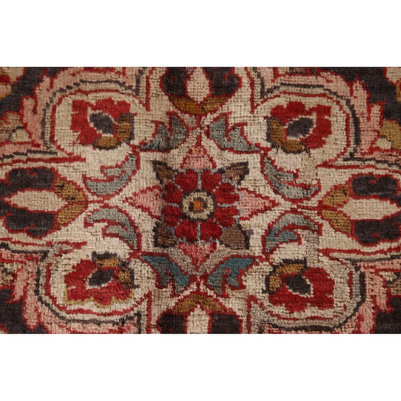 Lilian Persian Vintage Rug Handmade Wool Carpet - 7'3"x 10'3"