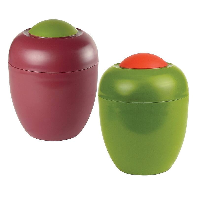 Hutzler Olive Saver Keeper Storage Container Set - Red / Green