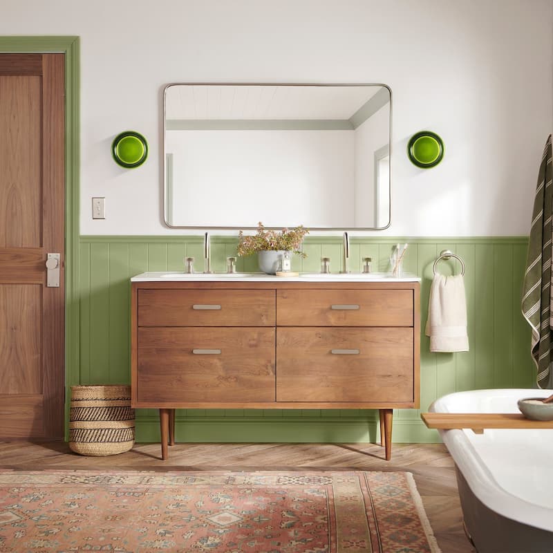 Modern Dome Dimmable LED Bathroom Vanity Light/Glass Dimple Wall Sconces