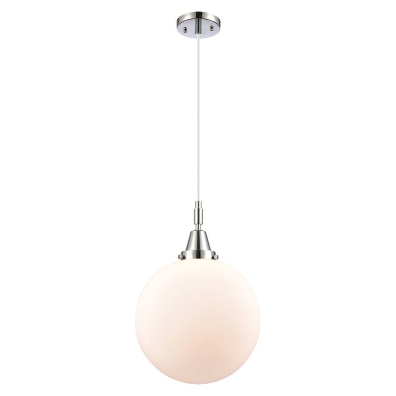 Innovations Lighting 447-1P-G201-12 Beacon 12" Wide Pendant with Matte