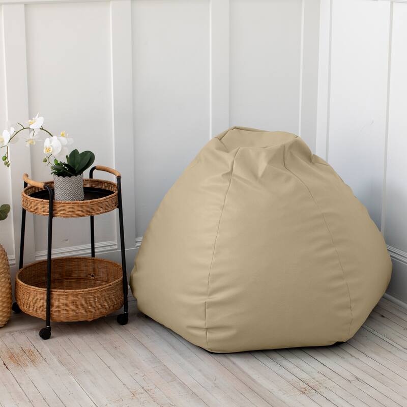 Atrium Collection Pazi Pod - Designer Foam Bean Bag Chair for Home Theaters, Offices, Schools & Reception - Faux Leather