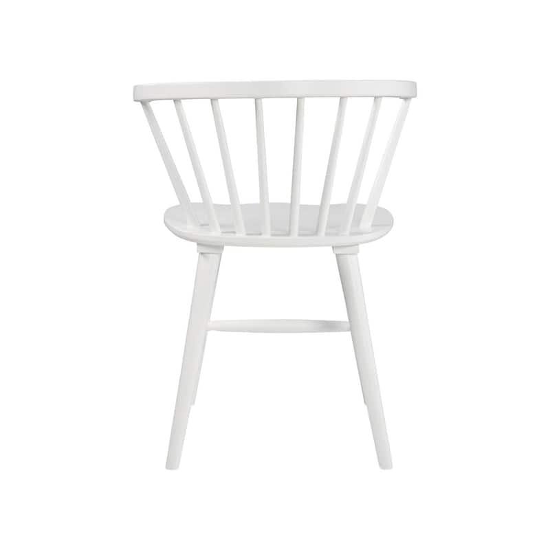Signature Design by Ashley Grannen White Solid Wood Dining Chairs (Set of 2) - 22"W x 21"D x 30"H