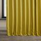 Exclusive Fabrics Faux Linen Extra Wide Room Darkening Curtain Panel