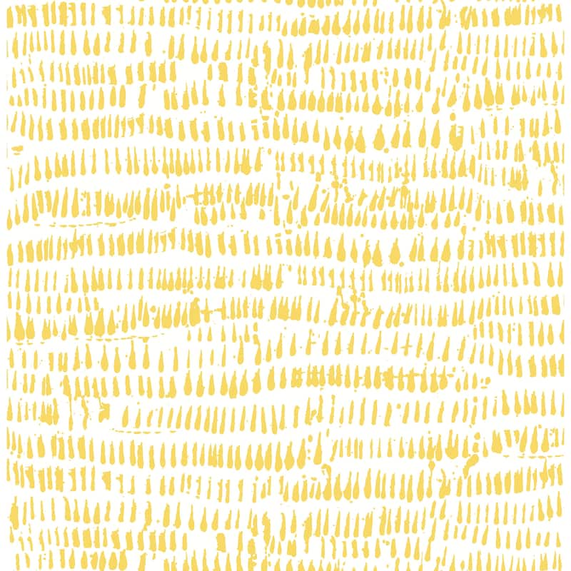 A-Street Prints Runes Yellow Brushstrokes Wallpaper