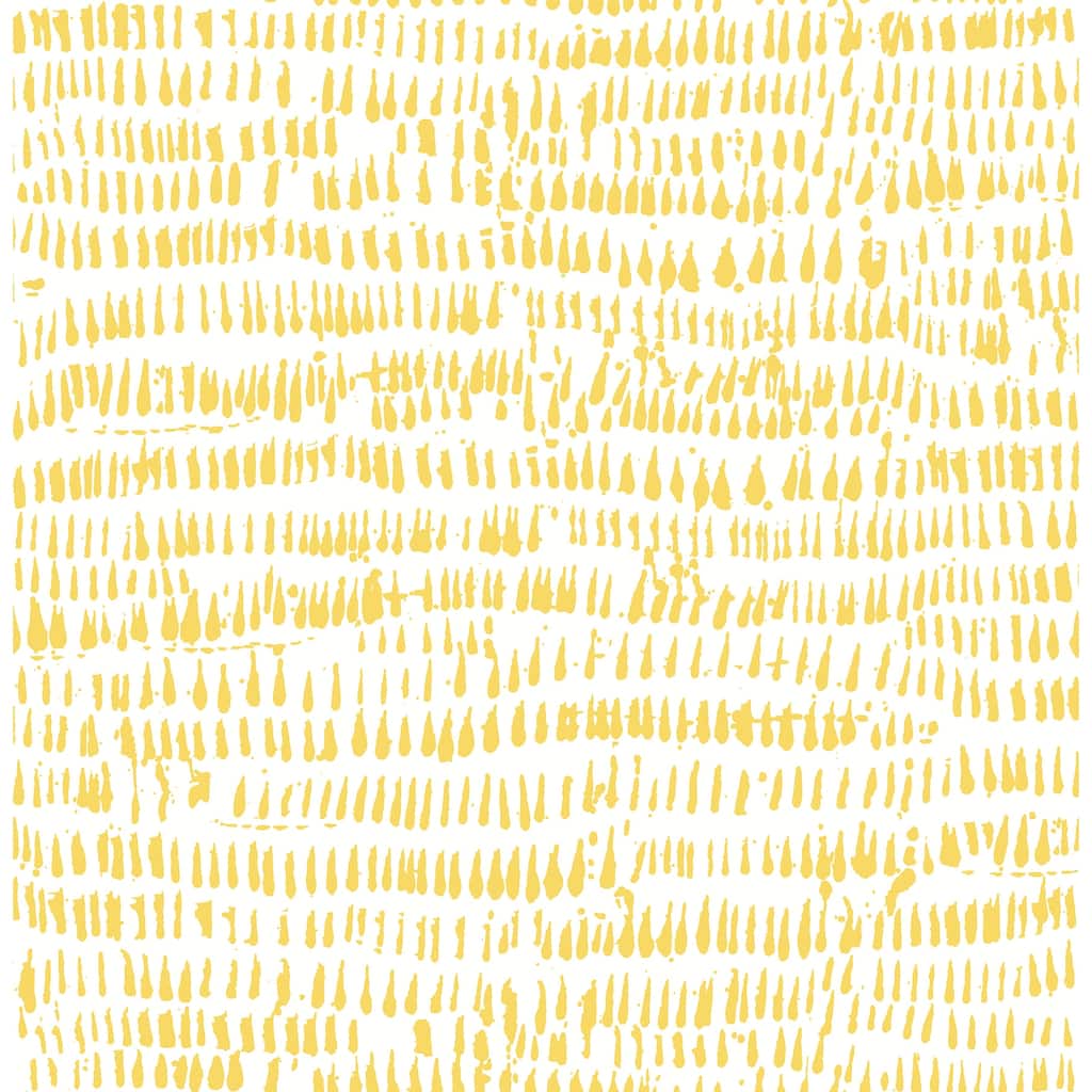 A-Street Prints Runes Yellow Brushstrokes Wallpaper