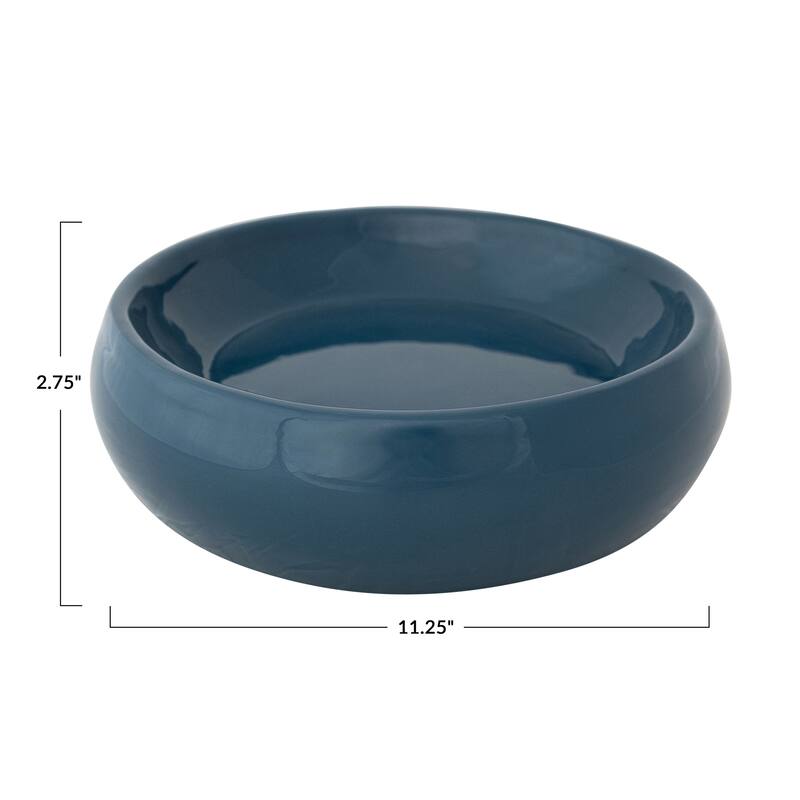 Enameled Metal Double-Wall Bowl