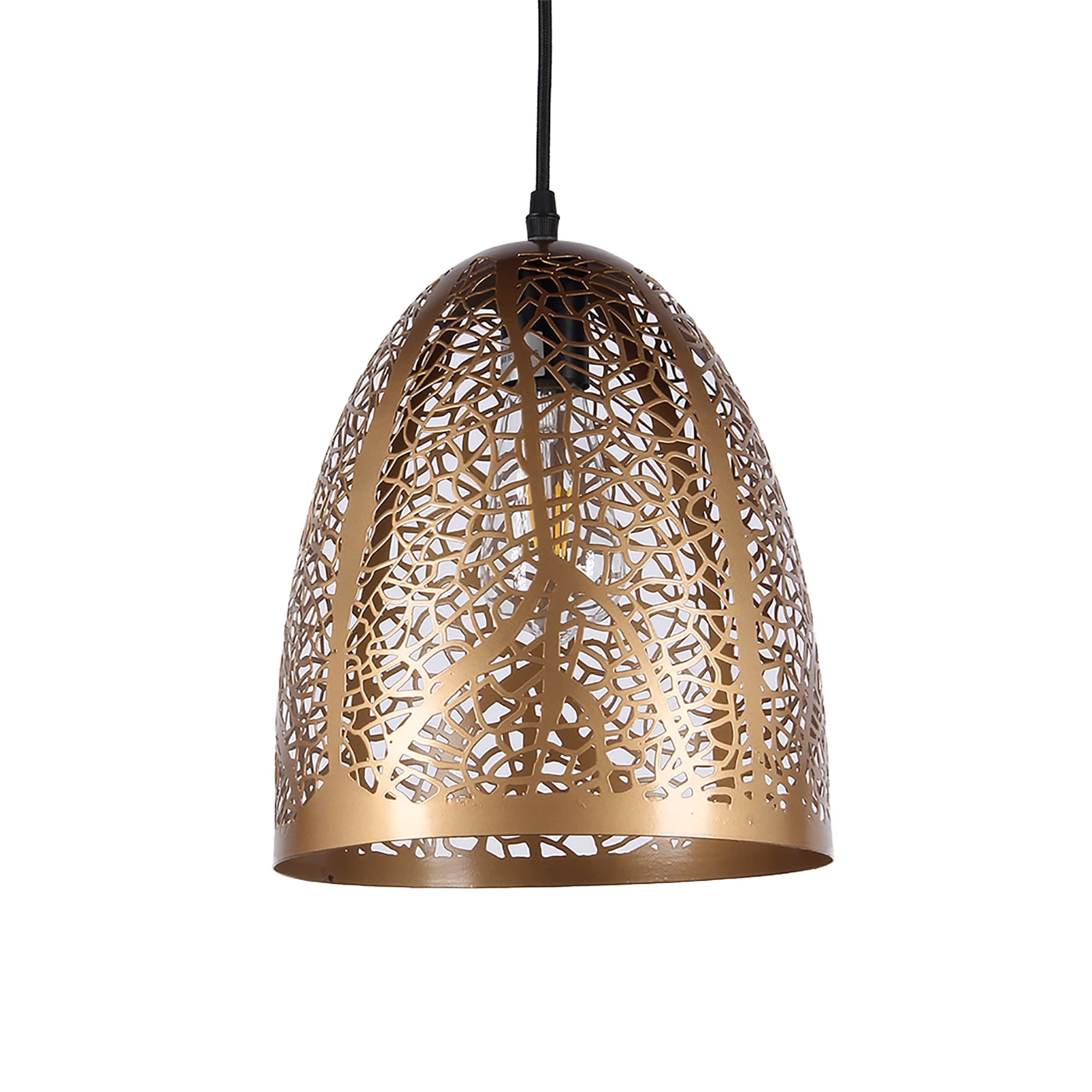 UNFINISHED COPPER BELL CEILING LIGHT PENDANT CANOPY DOME w/ LOOP ~ #B2-2 