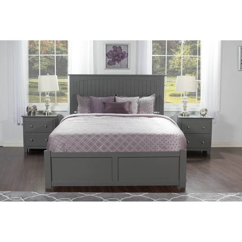 Mountain Platform Bed - Storage Footboard & Turbo Charger - Modern Bedroom Furniture