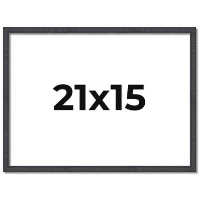 21x15 Frame Brown Picture Frame - Complete Modern Photo Frame Includes