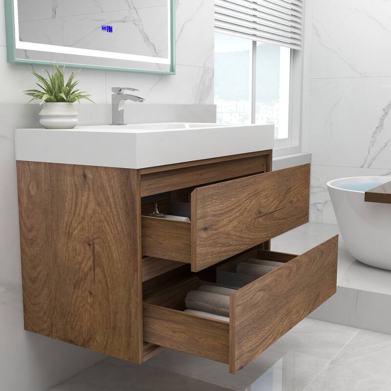 Morava 36" Floating Vanity with Single Sink - 36