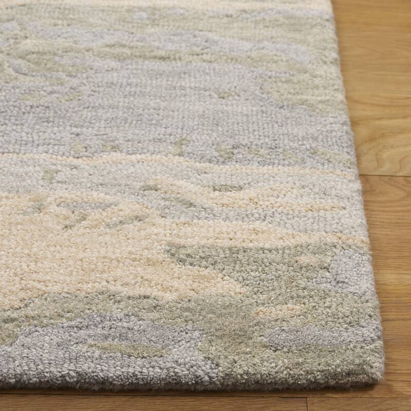 SAFAVIEH Handmade Metro Vakina Modern Abstract Wool Rug