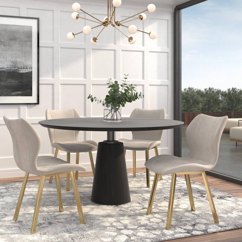 Fabric dining chair, Set of 4