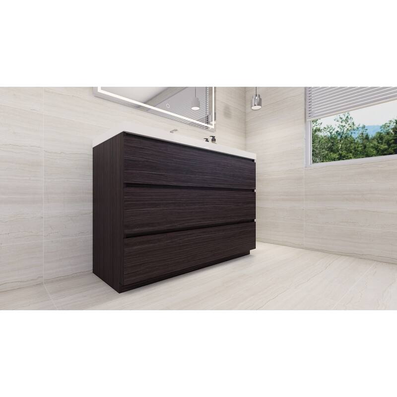 Aron 48'' Freestanding Vanity with Reinforced Acrylic Sink