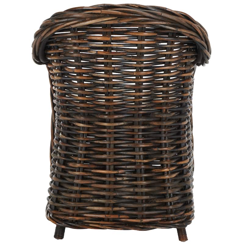 SAFAVIEH Styliani Natural Rattan Club Chair - 27.5" x 27.5" x 35.5" - 28Wx28Dx36H