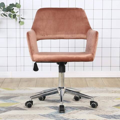 Sicotas Home Office Desk Chair Swivel Computer Chair (Pink) - N/A