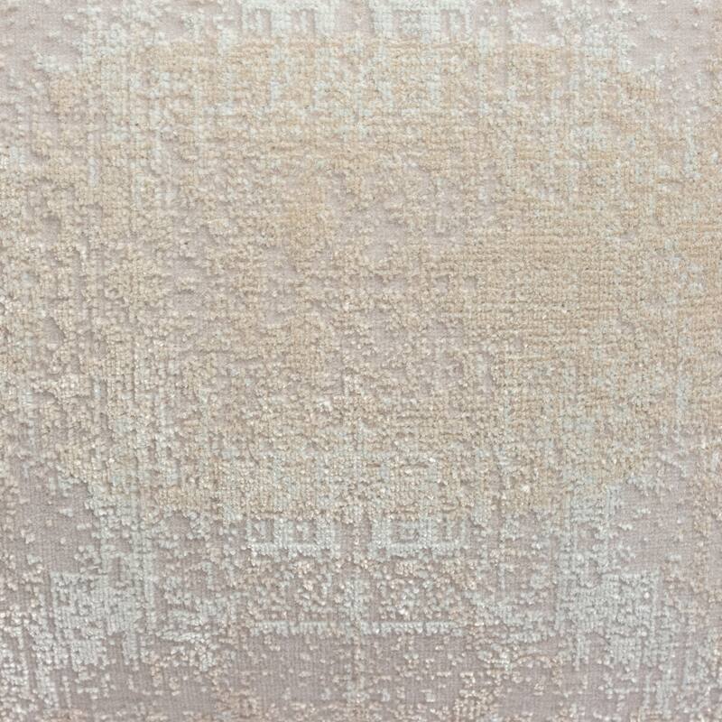 Sevita Beige/ Gray Modern Abstract Acrylic Blend Throw Pillow