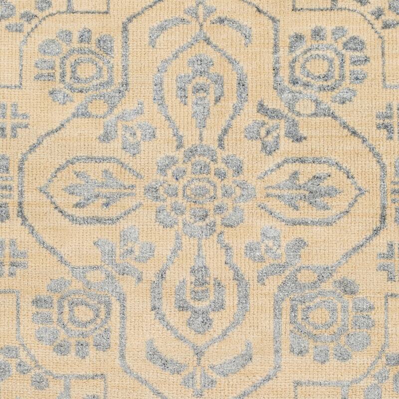Hand-Knotted Brunoy Wool/Viscose Area Rug (2' x 3')