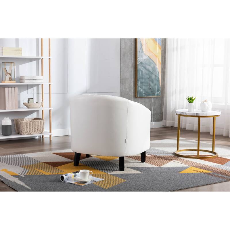 Club Chairs with nailheads and solid wood legs