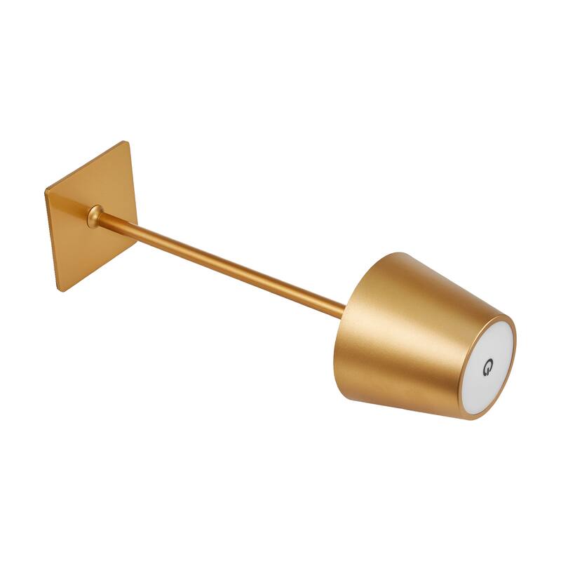 Cordless Table Lamp 2-Pack 5200mAh Built-in Rechargeable Battery Desk Lamp Gold