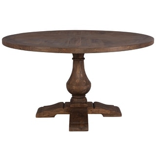 Uttermost Stratford Wood Round Dining Table - 54"W x 30"H x 54"D