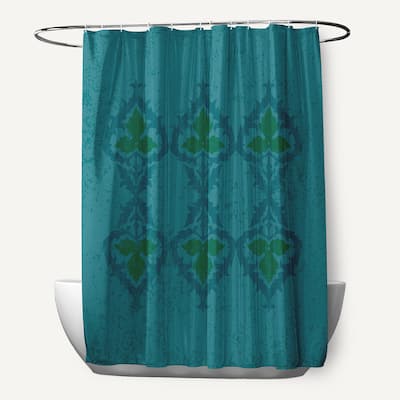 71 x 74-inch Ananda Geometric Print Shower Curtain