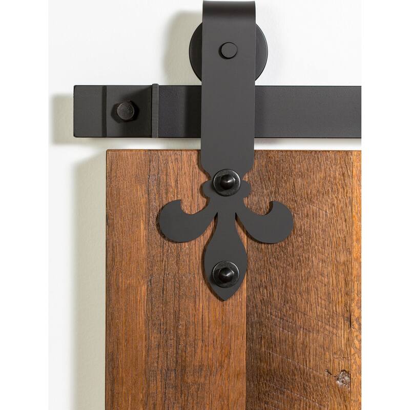 Leatherneck Hardware 142 Premium Series 60 Inch Fleur-de-lis Style - Black