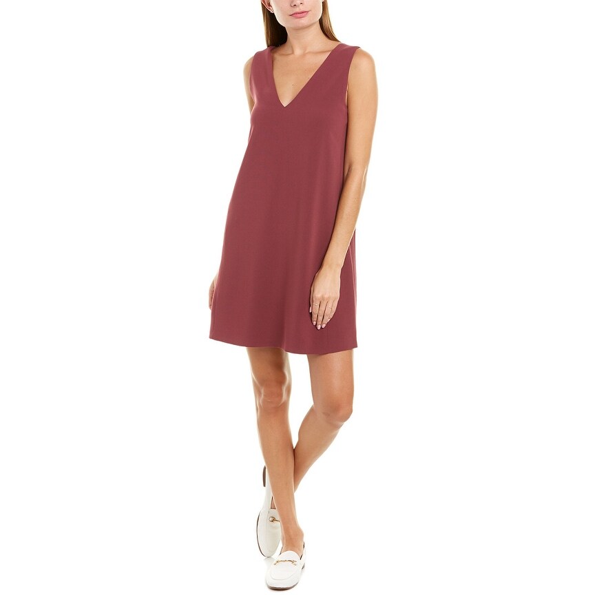 theory v neck shift dress