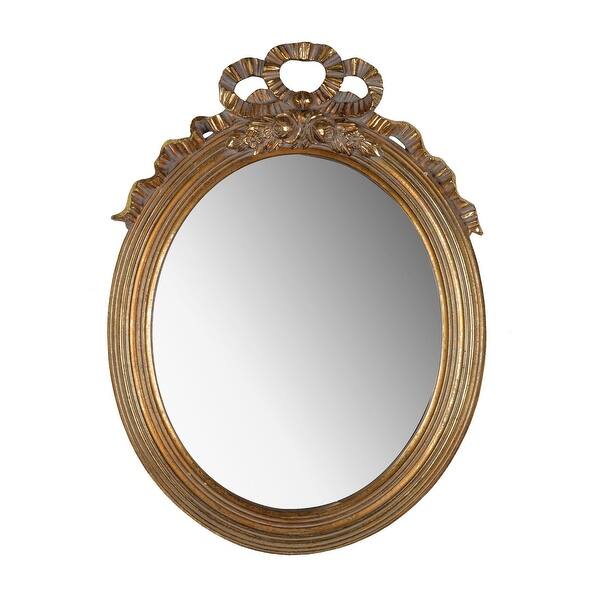 Shop 18 75 Gold Leaf Vintage Style Decorative Framed Oval Shaped