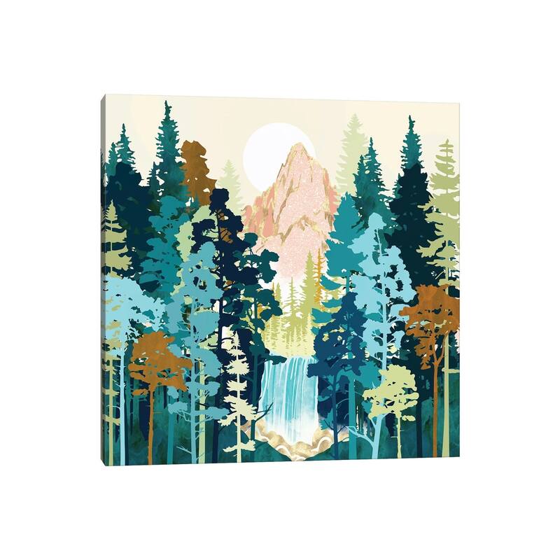iCanvas "Forest Falls" by SpaceFrog Designs Canvas Print