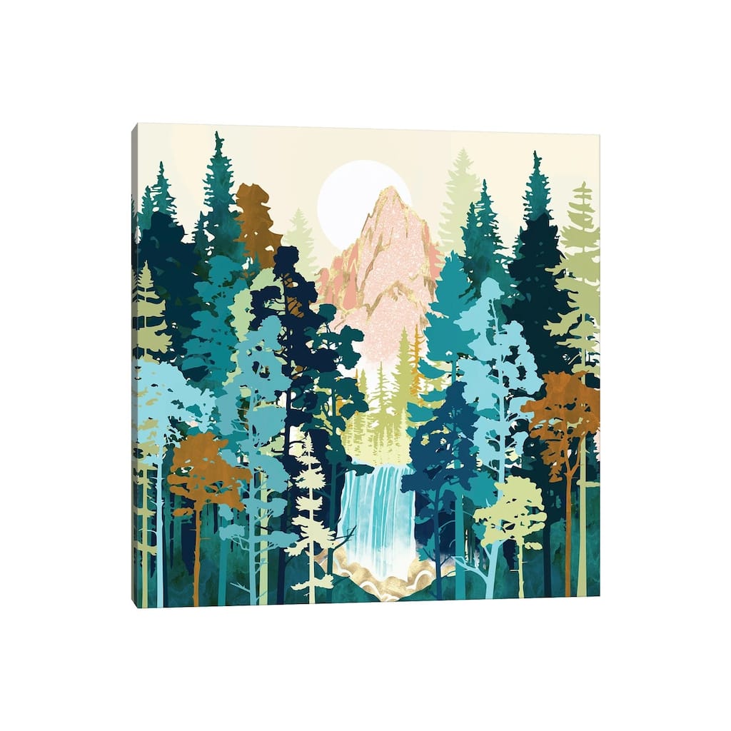 iCanvas "Forest Falls" by SpaceFrog Designs Canvas Print