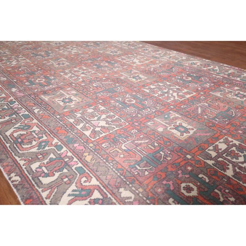 Garden Design Bakhtiari Persian Vintage Ug Hand-Knotted Wool Carpet - 5'2"x 9'6"