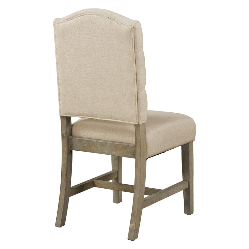 Retro Style Dining Chair Set with 4 Upholstered Chairs for Dining Room and Living Room