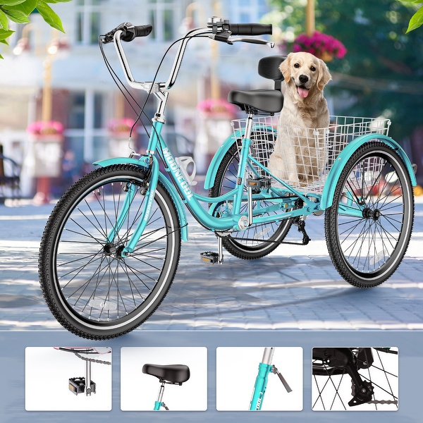 DoCred Adult Tricycle 7 Speed 24