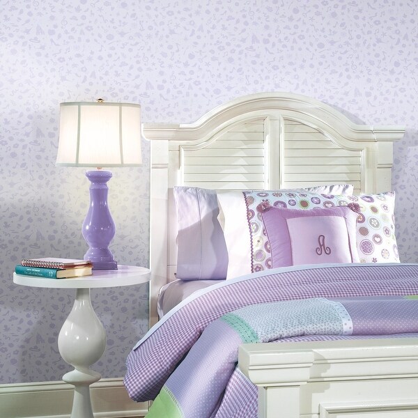 Purple Disney Princess Icons (With Glitter) Peel and Stick