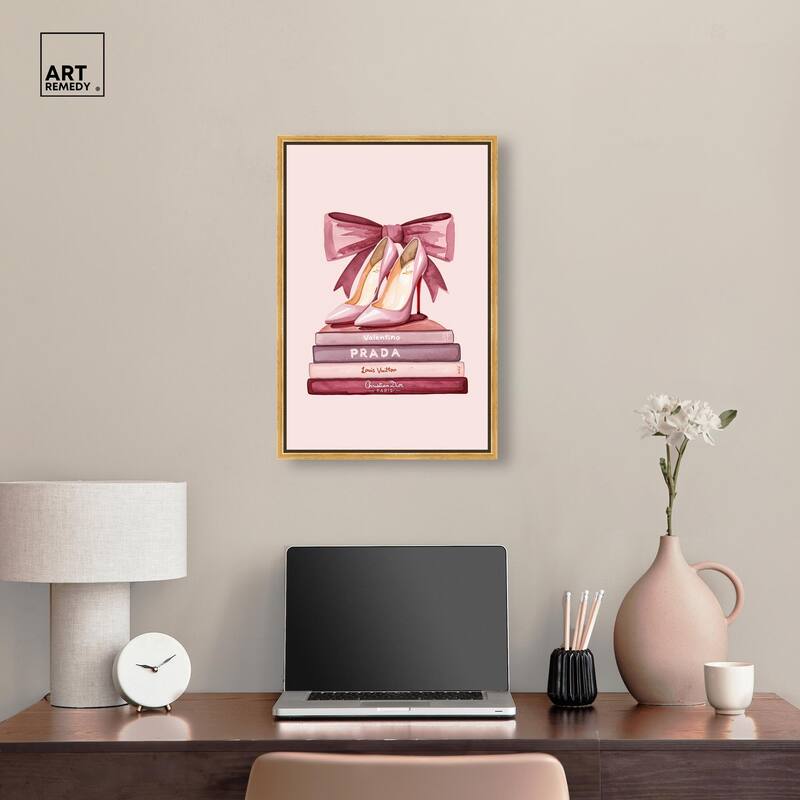 Stack of Fashion Canvas by Art Remedy