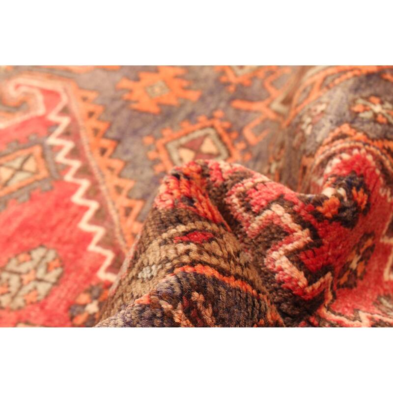 ECARPETGALLERY Hand-knotted Andelz Red Wool Rug - 3'10 x 6'3