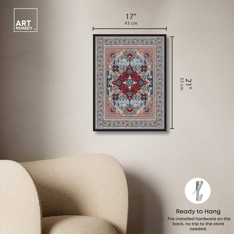 Ornamental bloom Canvas by Art Remedy
