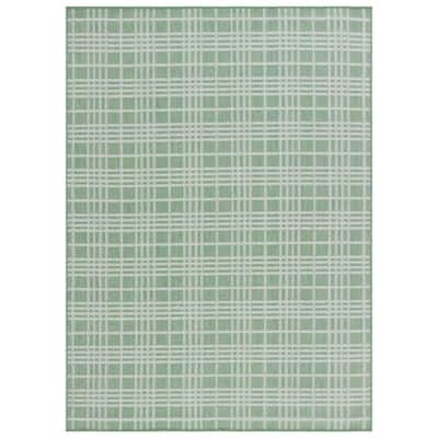 SAFAVIEH Bermuda Homa Geometric Indoor/Outdoor Waterproof Rug - 8' x 10'