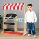 preview thumbnail 4 of 5, Teamson Kids My Little Helper Market Stand Playset, Multicolor - 23.75" L x 15.35" W x 31.54" H