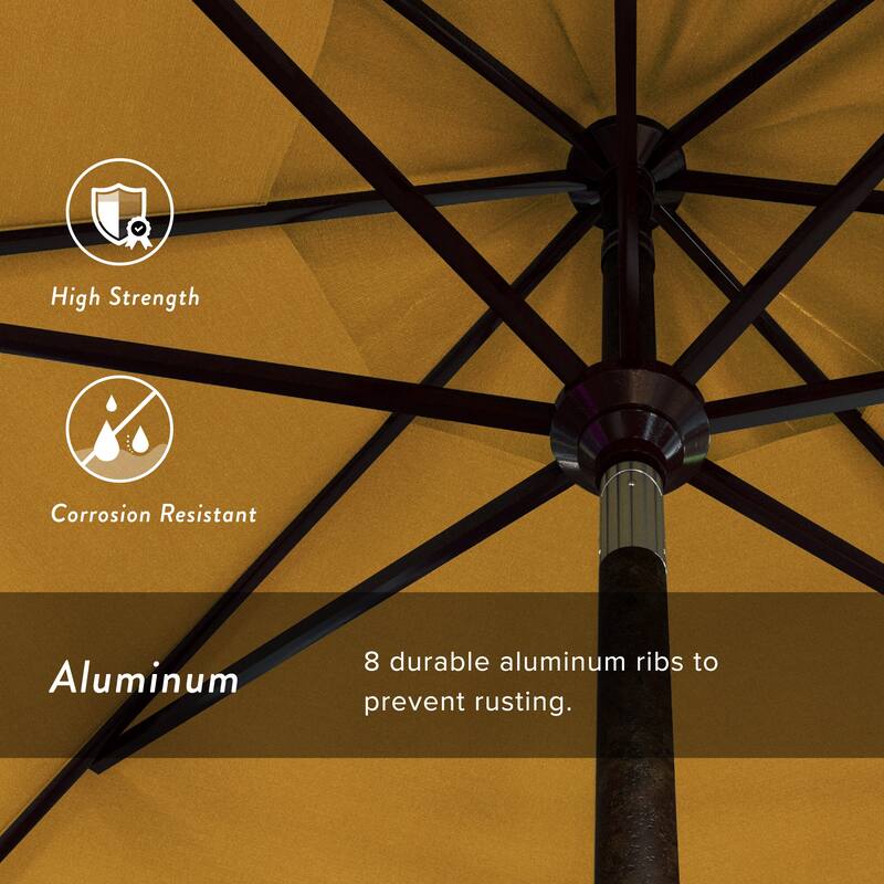 North Bend 11-foot Crank Open Bronze Umbrella by Havenside Home