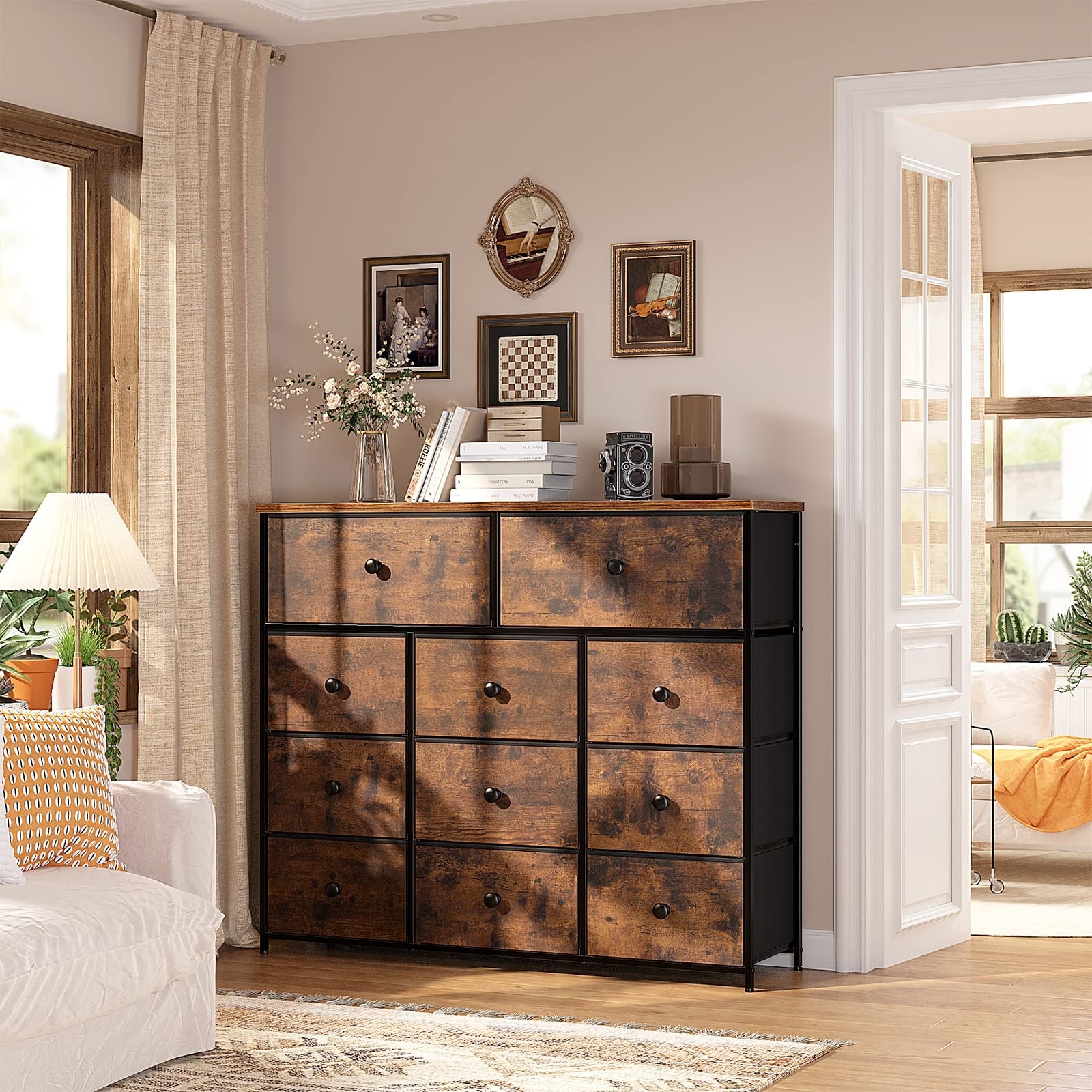 Large deep deals chest of drawers