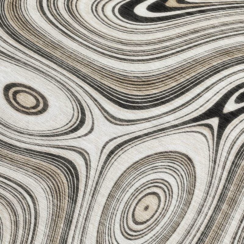 HomeRoots Geometric Transitional Rectangle Outdoor Rug