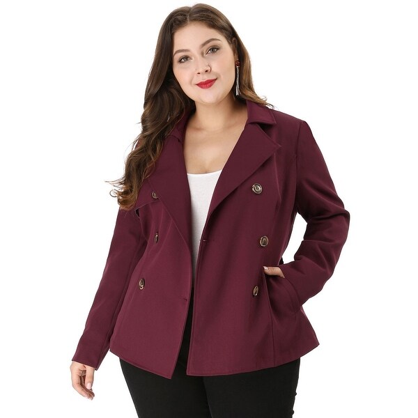 plus size belted coat