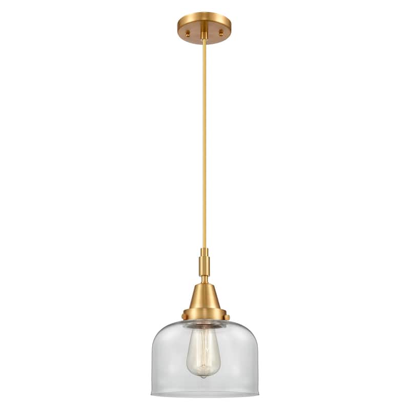 Innovations Lighting 447-1P-G72 Bell 8" Wide Mini Pendant with Clear