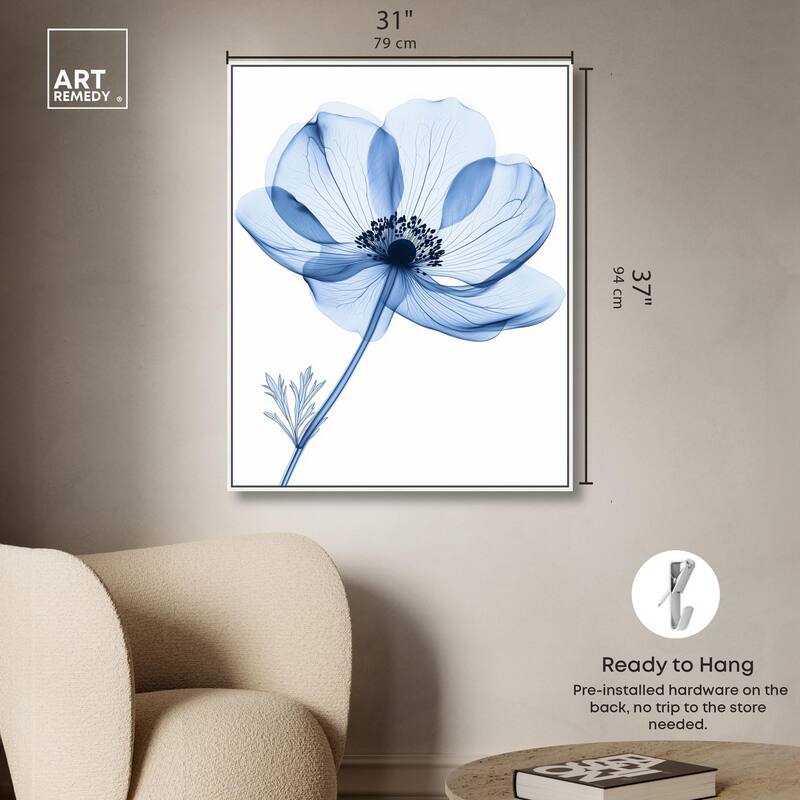 Floral Radiograph Canvas by Art Remedy