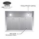 preview thumbnail 8 of 11, Cosmo 30 in. Ducted Under Cabinet Range Hood with 380 CFM, 3 Fan Speeds - 30 in.