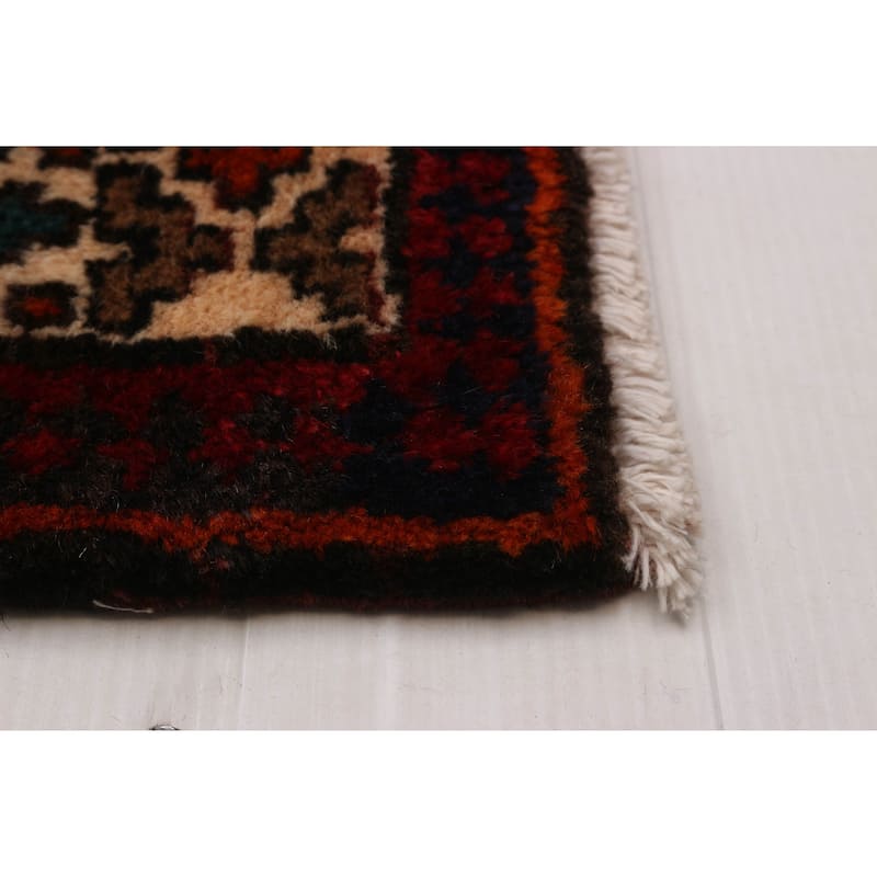ECARPETGALLERY Hand-knotted Konya Anatolian Red Wool Rug - 3'7 x 13'8