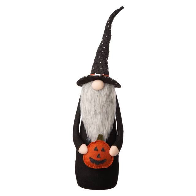 Glitzhome Fabric Gnome Holiday Decor - Halloween Gnome Standing